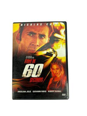 Gone In 60 Seconds DVD 2000 PG-13 Nicolas Cage Angelina Jolie Touchstone Home Vi